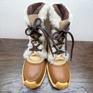 Vintage Sorel Women's Nanook Insulated Waterproof Heavy Snow Boots Women's 8